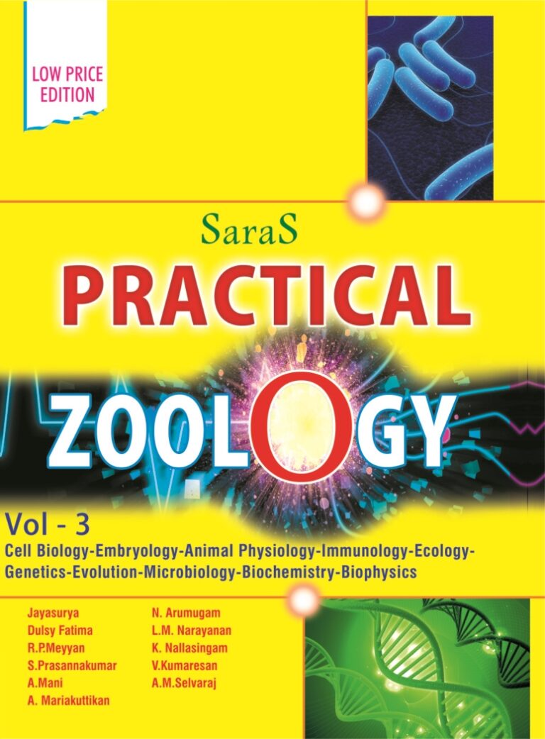 Practical Zoology Volume 3 Saras Publication Books for NEET, School