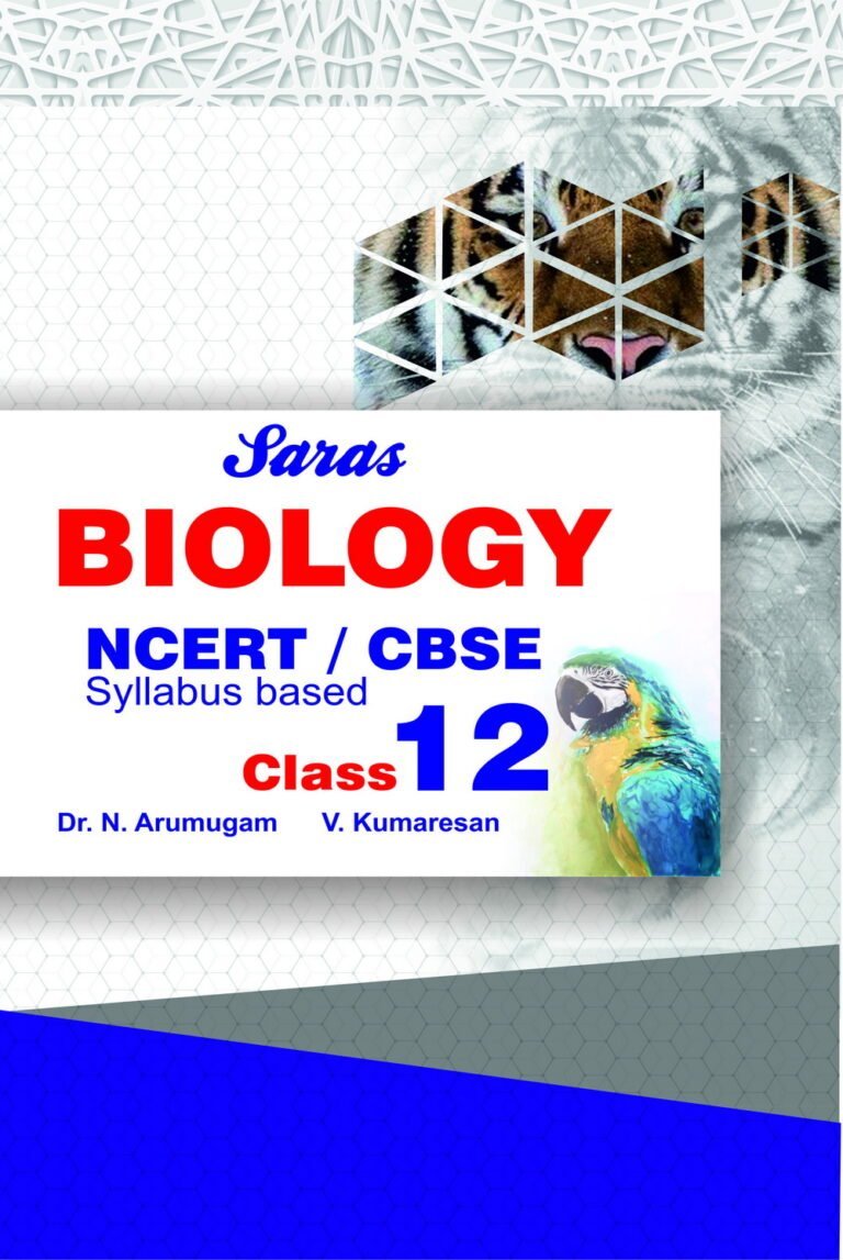 12th BIOLOGY NCERT / CBSE Saras Publication Books for NEET