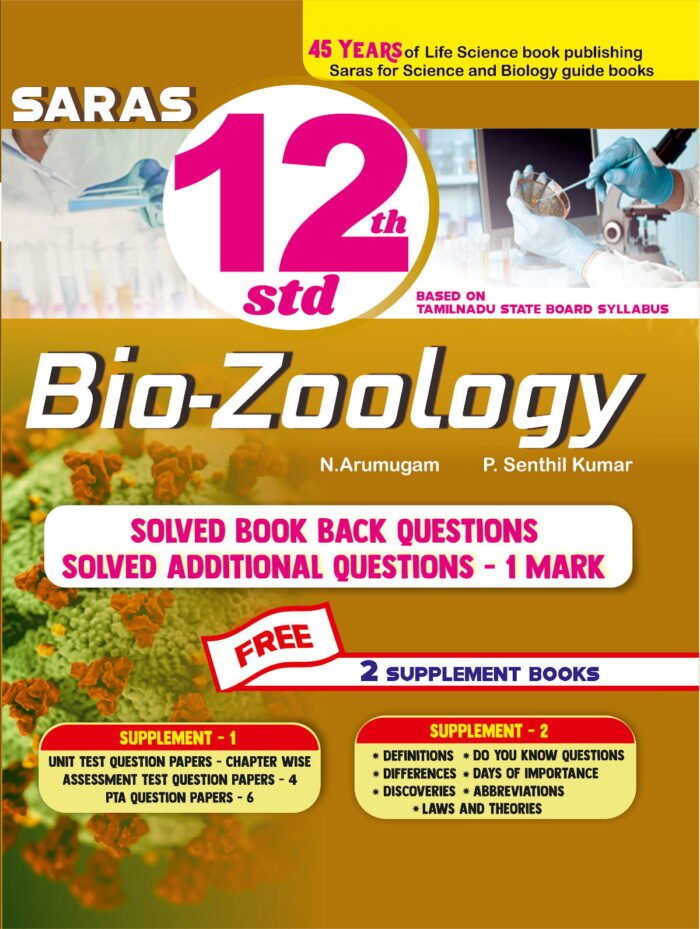 12th Bio Zoology - Solved Book Back Questions