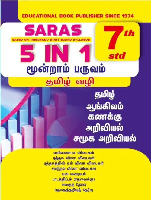 7th Standard 5 in 1 Third Term Tamil Medium Tamil English Maths Science and Social Science