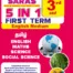 Saras 3rd Standard 5 in 1 Guide Term 1 English Medium